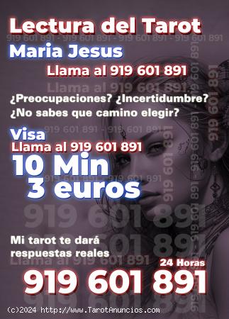 Tarot Barato - 3€ 10 min con Maria Jesus