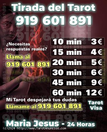 3€ 10 min - Salud - Dinero - Amor / El Tarot tiene las respuestas