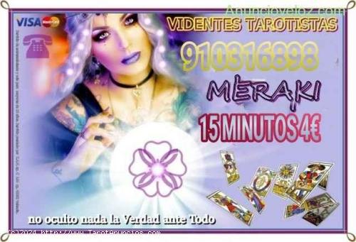 Meraki 15 minutos 5€ tarot y videncia económico 