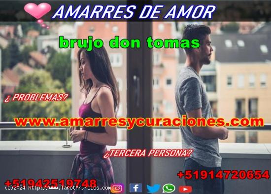  AMARRES DE AMOR CON MAGIA AL INSTANTE Y A DISTANCIA 