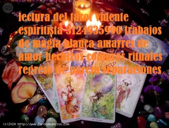  Lectura del tarot en Cali  3124935990 amarres de amor endulzamiento vidente espiritista  