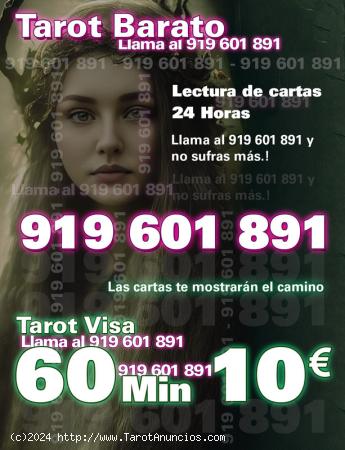  60 Min - 10 €  Tarot Barato - Dinero Amor Prosperidad 