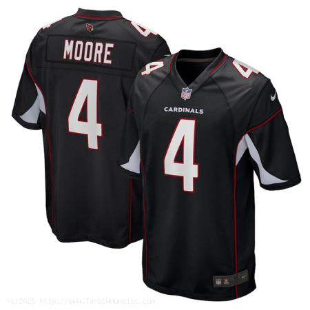  Camiseta NFL Game Arizona Cardinals Rondale Moore Negro 