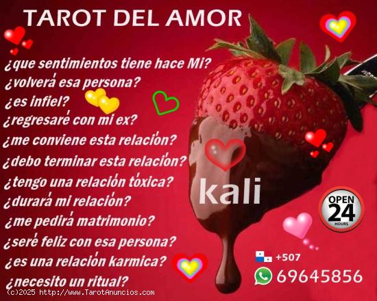  TAROT "kali" ¿tomas malas decisiones"  6964-5856 